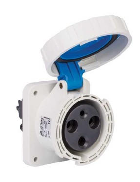 Mete Enerji T1300647 3X63A IP67 Makine Prizi -Düz- 220 V