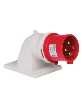 Mete Enerji 406218V 4X32A IP44 Makine Fişi Eğik Gövdeli Vidalı Bağlantı 380-415 V