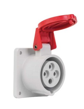 Mete Enerji T13693V 4X16A IP44 Makine Prizi Düz Vidalı Bağlantı 380-415 V