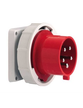 Mete Enerji T28066V 5X16A IP67 Makine Fişi -Düz-Vidalı Bağlantı 380-415 V