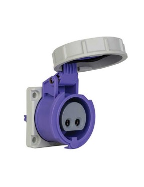 Mete Enerji 406552V 2X16A 24V IP67 Makine Prizi Düz Vidalı Bağlantı 24 V