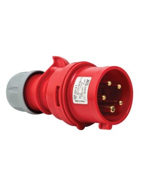 Mete Enerji 406105V 5X16A IP44 Düz Fiş -Vidalı Bağlantı 380-415 V