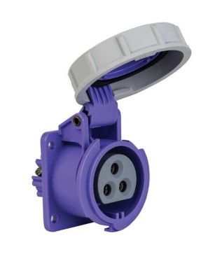 Mete Enerji 406549V 3X16A 24V IP67 Makine Prizi Düz Vidalı Bağlantı 24 V