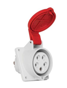 Mete Enerji T12768 5X32A IP44 Makine Prizi Eğik 380-415 V