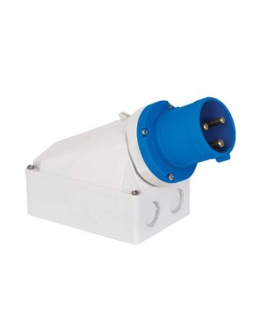 Mete Enerji T24548 3X63A IP44 Duvar Fişi -Eğik Gövdeli-220 V