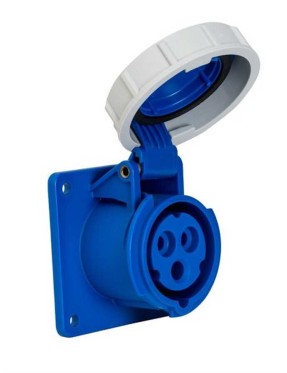 Mete Enerji 406504V 3X16A IP67 Makine Prizi -Düz-Vidalı Bağlantı 220 V