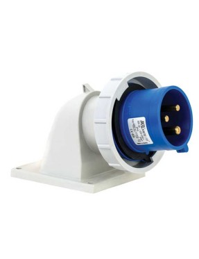 Mete Enerji 406216V 3X32A IP67 Makine Fişi Eğik Gövdeli Vidalı Bağlantı 220 V