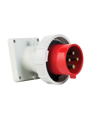 Mete Enerji T27408V 4X32A IP67 Makine Fişi Eğik Gövdeli Vidalı Bağlantı 380-415 V
