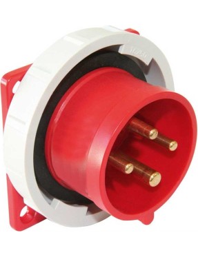 Mete Enerji 406219V 4X32A IP67 Makine Fişi -Düz-Vidalı Bağlantı 380-415 V