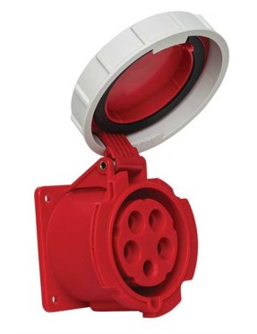 Mete Enerji 406524V 5X32A IP67 Makine Prizi -Düz-Vidalı Bağlantı 380-415 V