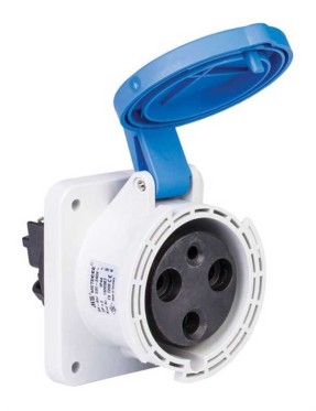 Mete Enerji T1300567 3X63A IP44 Makine Prizi Düz 220 V