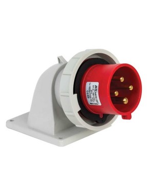 Mete Enerji 406220V 4X32A IP67 Makine Fişi Eğik Gövdeli Vidalı Bağlantı 380-415 V