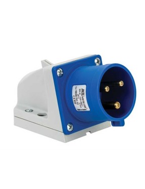 Mete Enerji 406308V 3X32A IP44 Duvar Fişi -Eğik Gövdeli -Vidalı Bağlantı 220 V
