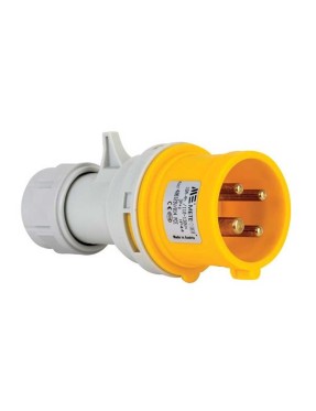 Mete Enerji 406127V 4X32A IP44 Düz Fiş 110V 4H Vidalı Bağlantı 110 V