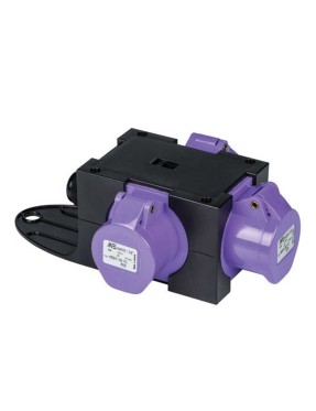 Mete Enerji 406703V 2X16A IP44 24V Üçlü Prizli Dagıtım Kutusu Vidalı 24 V
