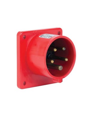 Mete Enerji T282001V 5X16A IP44 Makine Fişi -Düz-Vidalı Bağlantı 380-415 V