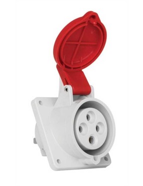 Mete Enerji T12764V 4X32A IP44 Makine Prizi Eğik Vidalı Bağlantı 380-415 V