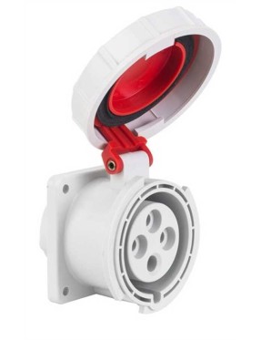 Mete Enerji T13756V 4X32A IP67 Makine Prizi Düz Vidalı Bağlantı 380-415 V