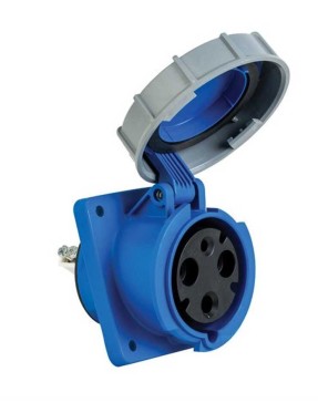Mete Enerji 406527 3X63A IP67 Makine Prizi Eğik Gövdeli 220 V