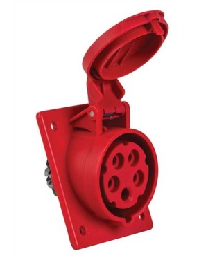Mete Enerji 406509V 5X16A IP44 Makine Prizi Eğik Gövdeli Vidalı Bağlantı 380-415 V