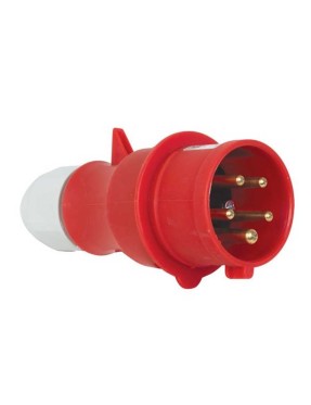 Mete Enerji T2136V 5X16A IP44 Düz Fiş Vidalı Bağlantı 380-415 V