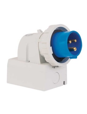 Mete Enerji T24444V 3X16A IP67 Duvar Fişi Eğik Gövdeli Vidalı Bağlantı 220 V