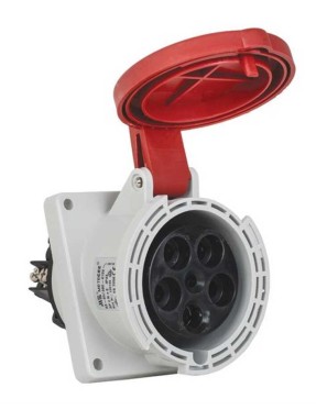 Mete Enerji T120145 5X63A IP44 Makine Prizi Eğik 380-415 V