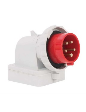 Mete Enerji T24445V 5X16A IP67 Duvar Fişi -Eğik Gövdeli-Vidalı Bağlantı 380-415 V