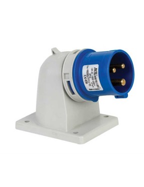 Mete Enerji 406202V 3X16A IP44 Makine Fişi Eğik Gövdeli Vidalı Bağlantı 220 V