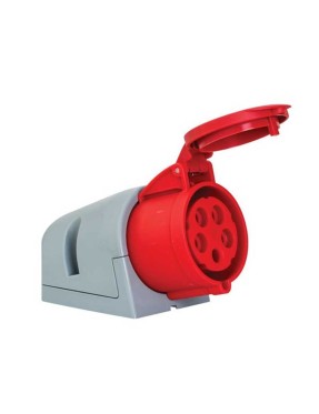 Mete Enerji 406616V 5X32A IP44 Duv Prizi -Eğik Göv Lı-Vidalı Bağlantı 380-415 V