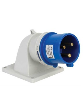 Mete Enerji 406214V 3X32A IP44 Makine Fişi Eğik Gövdeli Vidalı Bağlantı 220 V
