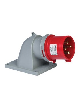 Mete Enerji 406218 4X32A IP44 Makine Fişi -Eğik 380-415 V