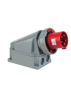 Mete Enerji 406322 5X63A IP67 Duvar Fişi -Eğik Gövdeli-380-415 V