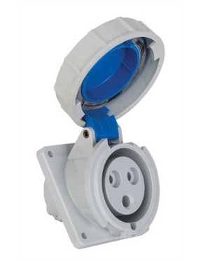 Mete Enerji T120140V 3X32A IP67 Makine Prizi Eğik Vidalı Bağlantı 220 V