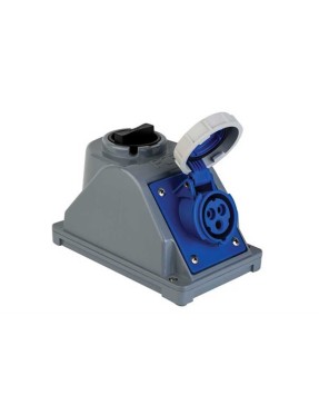 Mete Enerji 406684V 3X16A IP67 Şalterli Duvar Prizi Vidalı Bağlantı 220 V