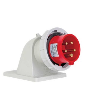 Mete Enerji 406212V 5X16A IP67 Makine Fişi Eğik Gövdeli Vidalı Bağlantı 380-415 V
