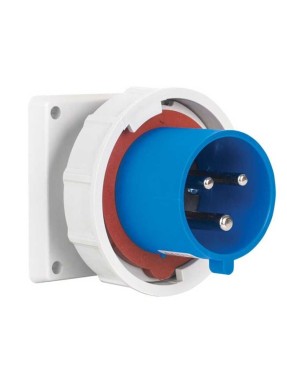 Mete Enerji T28166V 3X32A IP67 Makine Fişi Düz Vidalı Bağlantı 220 V