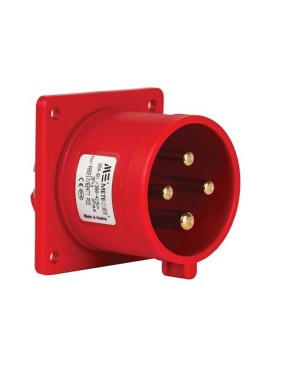 Mete Enerji 406217 4X32A IP44 Makine Fişi Düz 380-415 V