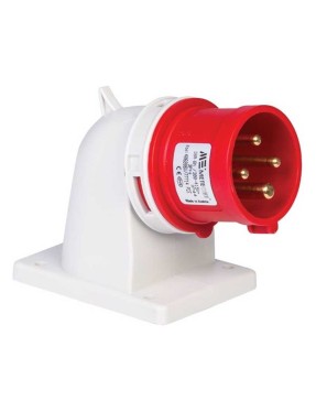 Mete Enerji 406206 4X16A IP44 Makine Fişi -Eğik 110 V
