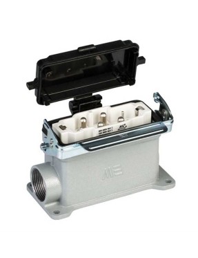 Mete Enerji 403763S 4/2X80/16A Çoklu Duvar Fişi (Tek Met.MandallıMen.Kap.) 400-830 V
