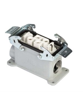 Mete Enerji 403427S 4/2X80/16A Çoklu Duvar Prizi Çift Giriş Metal Man 400-830 V