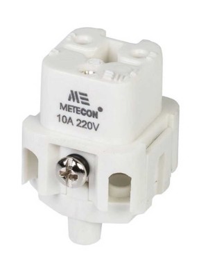 Mete Enerji 29004 3X10A Çoklu Priz Çekirdek Montajlı (Arka Girişli) 250 V