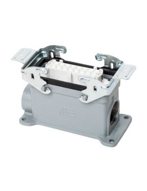 Mete Enerji 403038S 16X16A Duvar Priz Çift Girişli Metal Mandallı 400 V