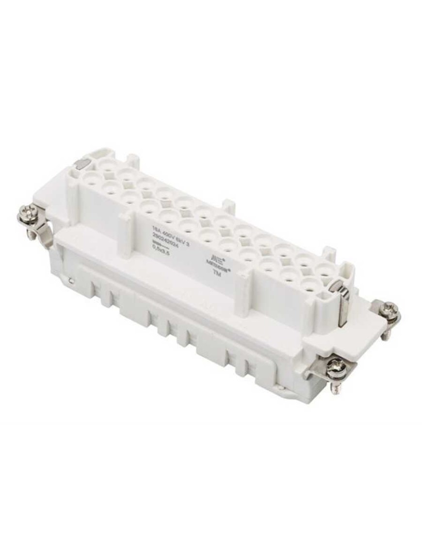 Mete Enerji 290283048 48X16A Priz Çekirdek Montajlı (Crımp) 400 V METE ENERJİ 290283048 48x16A. PRİZ ÇEKİRDEK MONTAJLI (CRIMP) 400 V