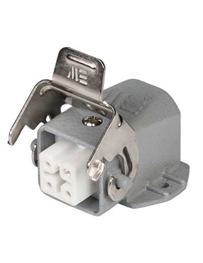 Mete Enerji 403275S 4X10A Çoklu Eğik Makine Prizi Geçişli (Arka Giriş) 250 V
