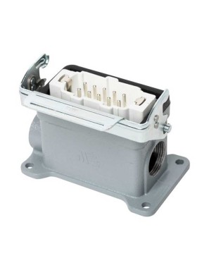 Mete Enerji 403511S 10X16A Duvar Fişi Çift Girişli (Tek Metal Mandallı) 400 V