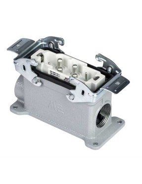 Mete Enerji 403428S 4/2X80/16A Çoklu Duvar Fişi Çift Giriş Metal Mand 400-830 V