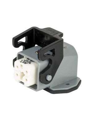 Mete Enerji 403069 5X10A Eğik Makine Prizi (Arka Girişli) 250 V