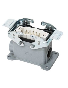 Mete Enerji 403029S 10X16A Duvar Fişi Çift Girişli Metal Mandallı 400 V