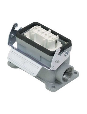 Mete Enerji 403510S 10X16A Duvar Priz Çift Girişli (Tek Metal Mandallı) 400 V